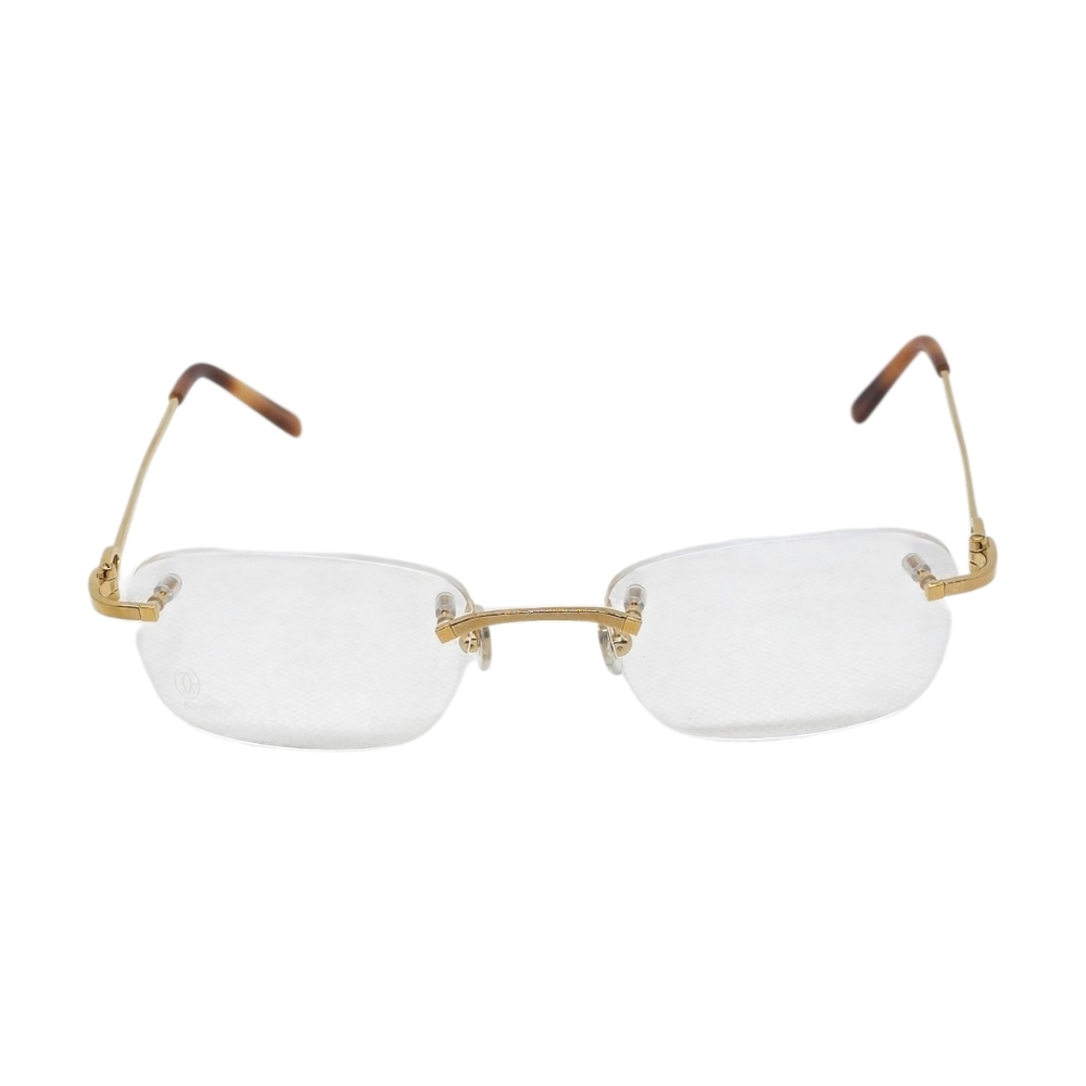 CARTIER......Elegant Gold CARTIER Rimless Glasses - Picture 2 of 10